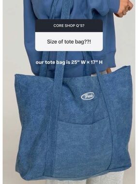 Parke Denim Patch Tote